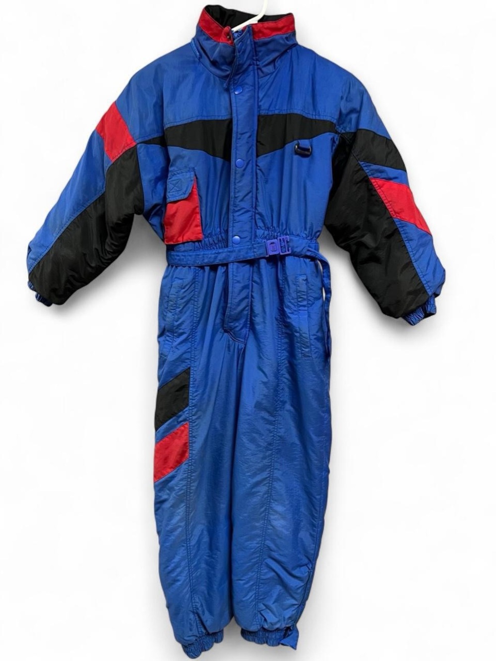 Vintage 80s/90s Max Active One-Piece Ski
Suit Colorblock Retro Youth Size 10/12